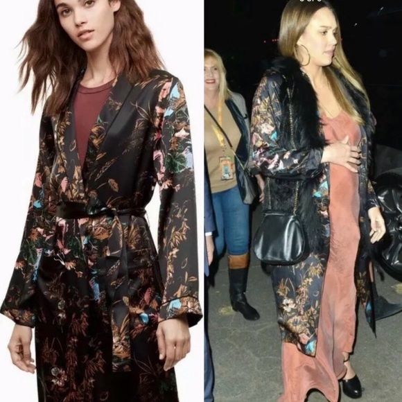 Aritzia Wilfred 100% Silk Pilier Kimono-Duster - Picture 6 of 6